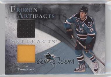 2010-11 Upper Deck Artifacts - Frozen Artifacts Jersey - Blue Jersey/Patch #FA-JT - Joe Thornton /50