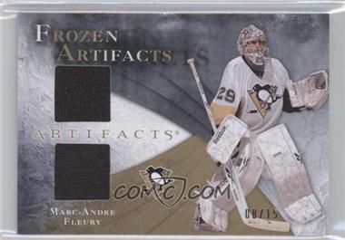 2010-11 Upper Deck Artifacts - Frozen Artifacts Jersey - Gold Jersey/Patch #FA-MF - Marc-Andre Fleury /15