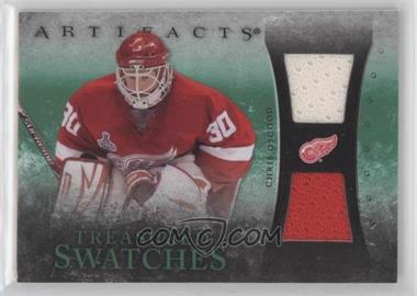 2010-11 Upper Deck Artifacts - Treasured Swatches - Dual Emerald #TS-CO - Chris Osgood /15