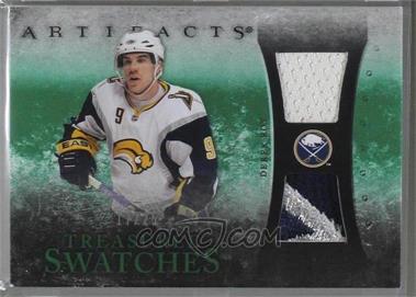 2010-11 Upper Deck Artifacts - Treasured Swatches - Emerald Jersey/Patch #TS-DR - Derek Roy /25 [Noted]