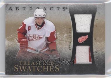 2010-11 Upper Deck Artifacts - Treasured Swatches - Gold Jersey/Patch #TS-PD - Pavel Datsyuk /15