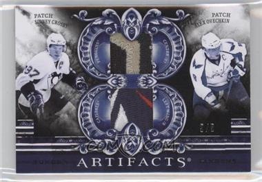 2010-11 Upper Deck Artifacts - Tundra Tandems Dual Jerseys - Black Patches #TT2-SCAO - Sidney Crosby, Alex Ovechkin /5