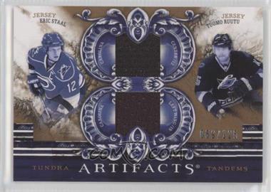 2010-11 Upper Deck Artifacts - Tundra Tandems Dual Jerseys #TT2-CANES - Eric Staal, Tuomo Ruutu /125
