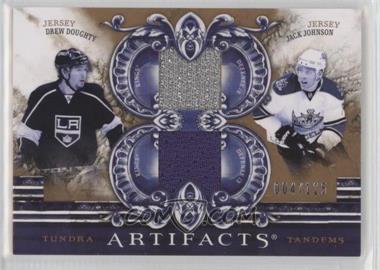 2010-11 Upper Deck Artifacts - Tundra Tandems Dual Jerseys #TT2-KINGD - Drew Doughty, Jack Johnson /125