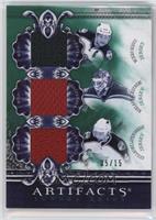 Mikko Koivu, Niklas Backstrom, Guillaume Latendresse #/15