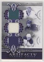 Jean-Sebastien Giguere, Phil Kessel, Tomas Kaberle #/50