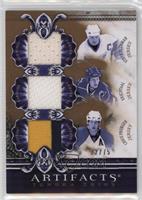 Steve Yzerman, Eric Staal, Chris Pronger #/75