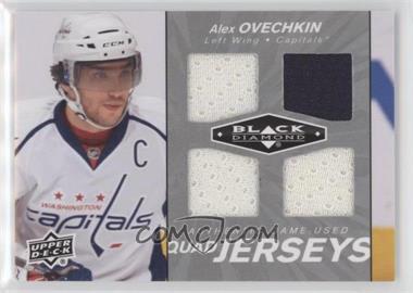2010-11 Upper Deck Black Diamond - Quad Jerseys #QJ-AO - Alex Ovechkin