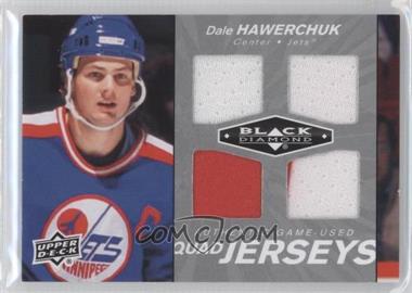 2010-11 Upper Deck Black Diamond - Quad Jerseys #QJ-DH - Dale Hawerchuk