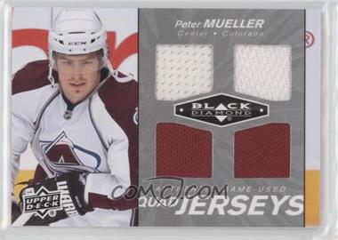 2010-11 Upper Deck Black Diamond - Quad Jerseys #QJ-PM - Peter Mueller