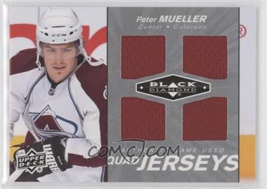 2010-11 Upper Deck Black Diamond - Quad Jerseys #QJ-PM - Peter Mueller