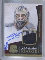 Autographed Rookies Patch Level 1 - Anders Lindback #/39