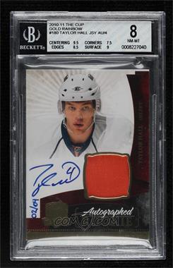 2010-11 Upper Deck The Cup - [Base] - Gold Rainbow #180 - Autographed Rookies Patch Level 2 - Taylor Hall /4 [BGS 8 NM‑MT]