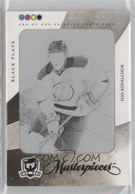 2010-11 Upper Deck The Cup - [Base] - Masterpieces Printing Plate Black Framed #CUP-40 - Ilya Kovalchuk /1