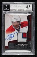 Rookie Patch Autograph - P.K. Subban [BGS 8.5 NM‑MT+] #/99