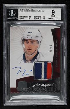 2010-11 Upper Deck The Cup - [Base] #178 - Rookie Patch Autograph - Jordan Eberle /99 [BGS 9 MINT]