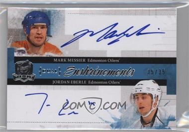 2010-11 Upper Deck The Cup - Enshrinements Dual #CE2-ME - Mark Messier, Jordan Eberle /35