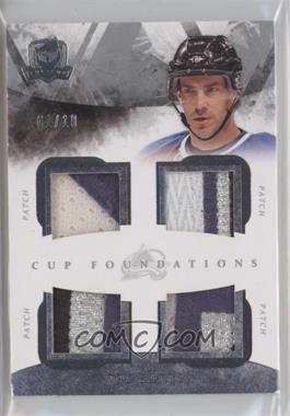 2010-11 Upper Deck The Cup - Foundations Quadruple Jersey - Patches #CF-JS - Joe Sakic /10 [EX to NM]
