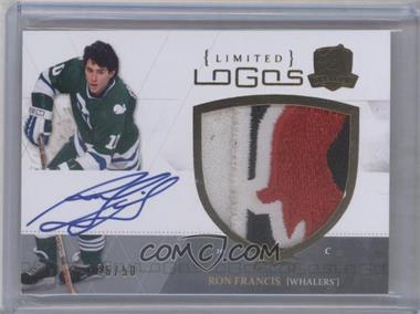 2010-11 Upper Deck The Cup - Limited Logos Autographs #LL-RF - Ron Francis /50