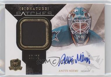 2010-11 Upper Deck The Cup - Signature Patches #SP-AN - Antti Niemi /75