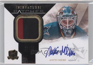 2010-11 Upper Deck The Cup - Signature Patches #SP-AN - Antti Niemi /75