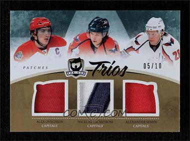 2010-11 Upper Deck The Cup - Trios Jerseys - Patches #C3-WASH - Alex Ovechkin, Nicklas Backstrom, Alexander Semin /10