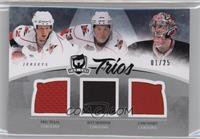 Eric Staal, Jeff Skinner, Cam Ward [Noted] #/25