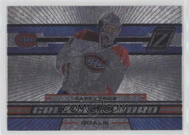 2010-11 Zenith - Crease is the Word #3 - Carey Price