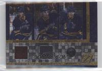 Drew Stafford, Jason Pominville, Thomas Vanek [EX to NM]