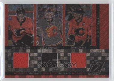 2010-11 Zenith - Mozaics - Triple Materials #4 - Jarome Iginla, Miikka Kiprusoff, Mikael Backlund