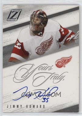 2010-11 Zenith - Yours Truly, Autographs #JH - Jimmy Howard