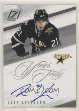 2010-11 Zenith - Yours Truly, Autographs #LE - 2011-12 Pinnacle Update - Loui Eriksson