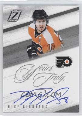 2010-11 Zenith - Yours Truly, Autographs #MR - Mike Richards