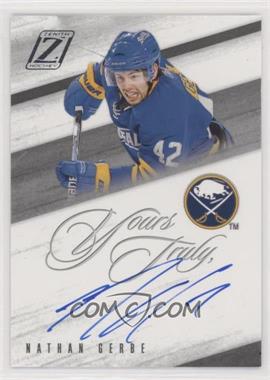 2010-11 Zenith - Yours Truly, Autographs #NG - Nathan Gerbe
