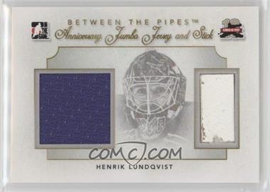 2011-12 In the Game Between the Pipes - Anniversary Jumbo Jersey and Stick #AJJS-10 - Henrik Lundqvist /10