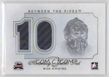 2011-12 In the Game Between the Pipes - Anniversary Jumbo Pad #AJP-08 - Rick DiPietro /10