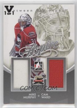 2011-12 In the Game Between the Pipes - Aspire - Silver ITG Vault Black #AS-06 - Mike Murphy, Cam Ward /1