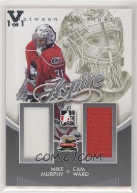 2011-12 In the Game Between the Pipes - Aspire - Silver ITG Vault Silver #AS-06 - Mike Murphy, Cam Ward /1 [Noted]