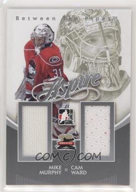 2011-12 In the Game Between the Pipes - Aspire - Silver #AS-06 - Mike Murphy, Cam Ward /140