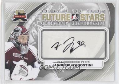 2011-12 In the Game Between the Pipes - Authentic Goaliegraph #A-AD - Future Stars - Andrew D'Agostini