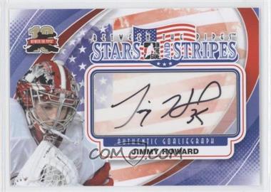 2011-12 In the Game Between the Pipes - Authentic Goaliegraph #A-JHO2 - Stars and Stripes - Jimmy Howard (Short Print)