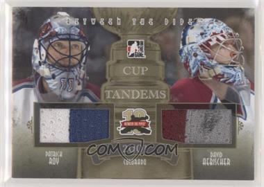 2011-12 In the Game Between the Pipes - Cup Tandems - Gold #CT-07 - Patrick Roy, David Aebischer /10