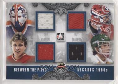 2011-12 In the Game Between the Pipes - Decades - Gold #D-07 - Grant Fuhr, Patrick Roy, Mike Vernon, Don Beaupre /10