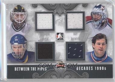 2011-12 In the Game Between the Pipes - Decades - Silver #D-09 - Ed Belfour, Patrick Roy, Dominik Hasek, Mike Richter /50