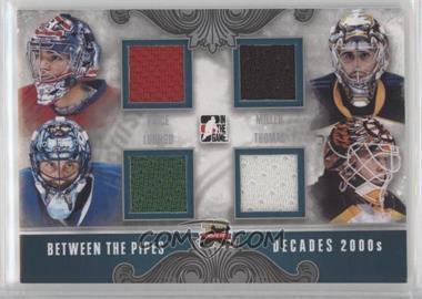 2011-12 In the Game Between the Pipes - Decades - Silver #D-12 - Carey Price, Ryan Miller, Roberto Luongo, Tim Thomas /50