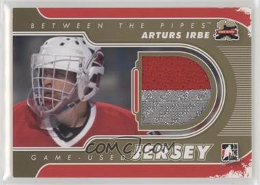 2011-12 In the Game Between the Pipes - Game-Used - Gold Jersey #M-39 - Arturs Irbe /10