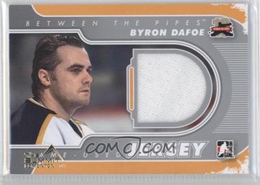 2011-12 In the Game Between the Pipes - Game-Used - Silver Jersey The Summit Edmonton #M-38 - Byron Dafoe /1