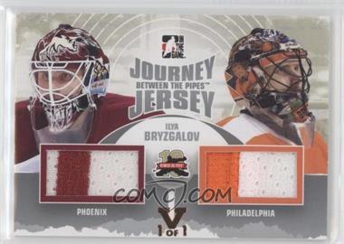 2011-12 In the Game Between the Pipes - Journey Jersey - Silver ITG Vault Gold #JJ-05 - Ilya Bryzgalov /1