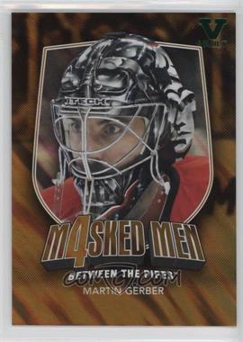 2011-12 In the Game Between the Pipes - Masked Men 4 - Gold ITG Vault Emerald #MM-20 - Martin Gerber