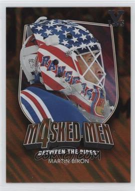 2011-12 In the Game Between the Pipes - Masked Men 4 - Gold ITG Vault Silver #MM-07 - Martin Biron /5